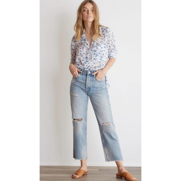 Bella Dahl Tops - Bella Dahl Button Down In Ocean Blue Size XS